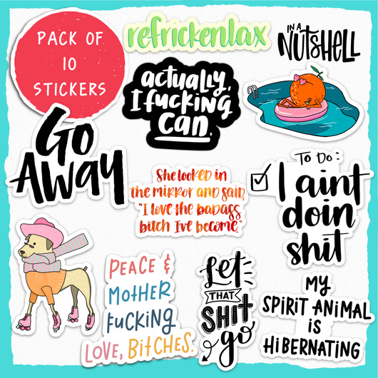 10 Sticker Pack