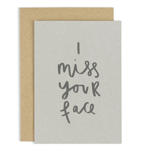 Friendship card. I miss you card. Long distance greeting card.