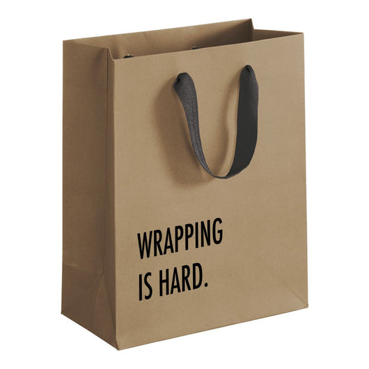 Funny Gift Bag. Birthday Gifts. Fathers Day Present. Wrapping is hard