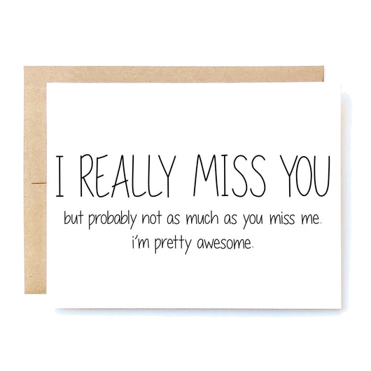 Funny I Miss You Card. Missing You. Social Distancing Card. Missing Boyfriend Girlfriend Husband Wife Card i really miss you santa clarita valencia nutshell cards cheeky kumquat gifts