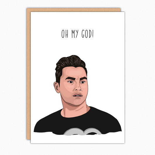 Schitts Creek Gift. Funny Schitt's Creek Birthday Card Congrats Card. David Rose Oh my god