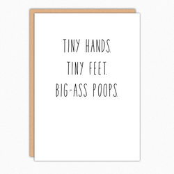 Tiny Hands Tiny Feet Big Ass Poops IN304
