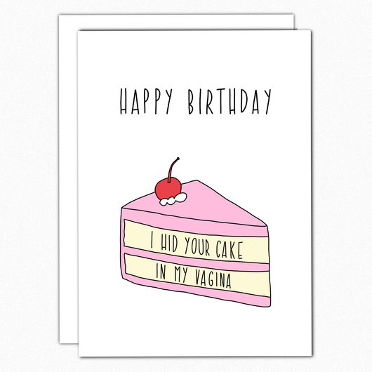 Birthday Card Boyfriend Birthday Card For Him Birthday Gifts For Boyfriend Funny Birthday Card Naughty Birthday Card I Hid Your Cake popular