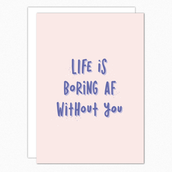 Boyfriend Card. Girlfriend Card. Best Friend Card. Love Card. Just Because. Anniversary Card Santa Clarita Gifts Valencia In A Nutshell Cards