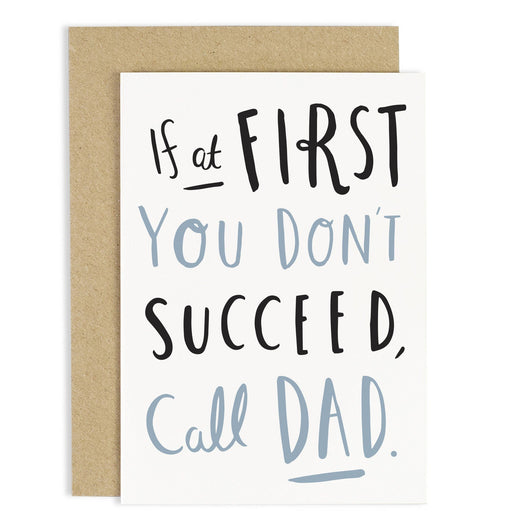 Call Dad Father's Day Card. Fathers Day Card for Dad. Dad Card handmade old english nutshell cards call dad
