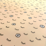 Eyelash wrapping paper. Makeup gift wrap. Wrapping paper for her. Birthday Bachelorette Party