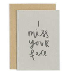 Friendship card. I miss you card. Long distance greeting card. 