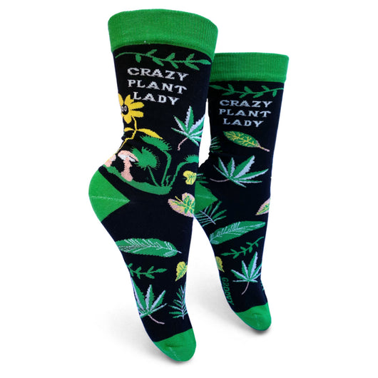 Funny Birthday Gifts For Plant Lover. Mothers Day Gifts For Her. Cute Christmas Gifts. Stocking Stuffers. Crazy Plant Lady socks