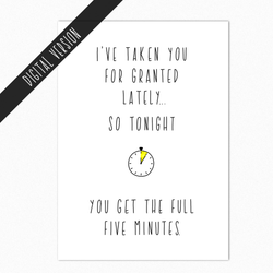 Funny Printable Girlfriend Card. DIY Funny Boyfriend Greeting Card. Naughty Cards. Funny Anniversary Card For Her For Wife. Digital Download