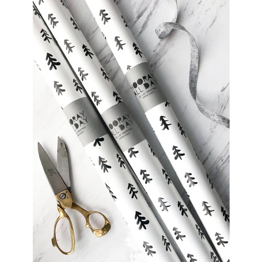 Modern Hand-drawn Lines Chic Neutral Tan Wrapping Paper