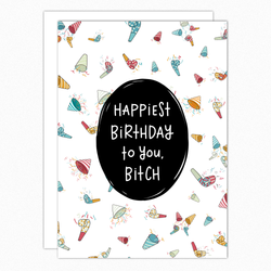 best friend birthday card funny birthday card for her happiest birthday inanutshellstudio nutshell cards