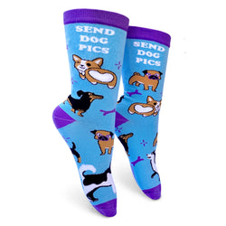 Funny Birthday Gifts. Mothers Day Gifts For Her. Cute Christmas Gifts. Stocking Stuffers Send Dog Pics Funny Socks