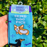 Funny Birthday Gifts. Mothers Day Gifts For Her. Cute Christmas Gifts. Stocking Stuffers Send Dog Pics Funny Socks