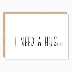 naughty card for boyfriend funny cards for friends i need a hug